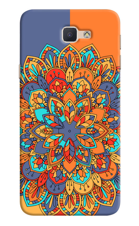 Color Mandala Samsung J7 Prime Hard Case Back Cover by Casekaro