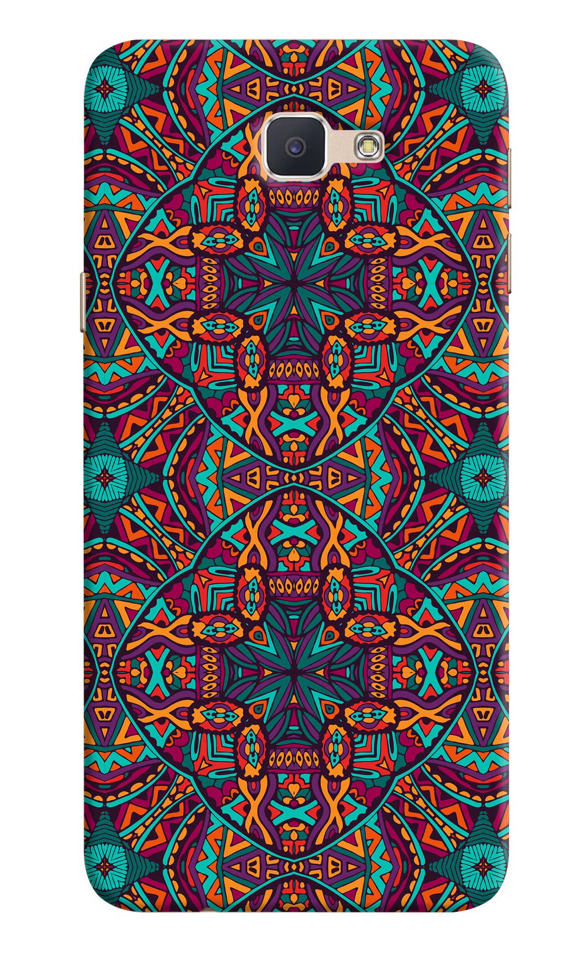Colour Mandala Samsung J7 Prime Hard Case Back Cover by Casekaro