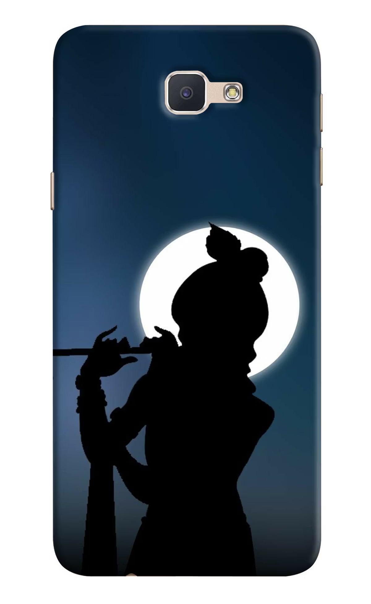 Shri Krishna Silhouette Samsung J7 Prime Hard Case Back Cover by Casekaro
