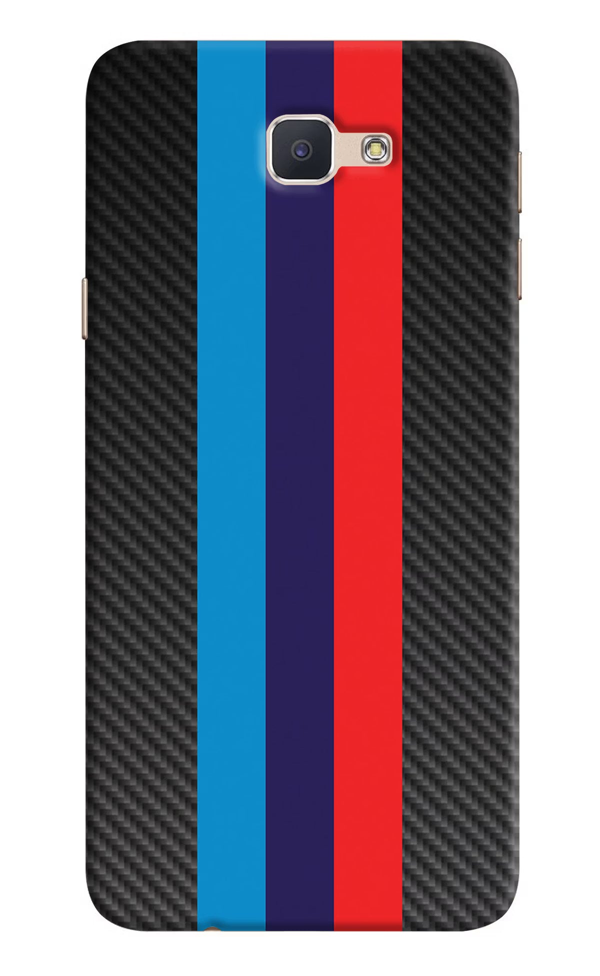 BMW Stripes Pattern Samsung J7 Prime Hard Case Back Cover by Casekaro