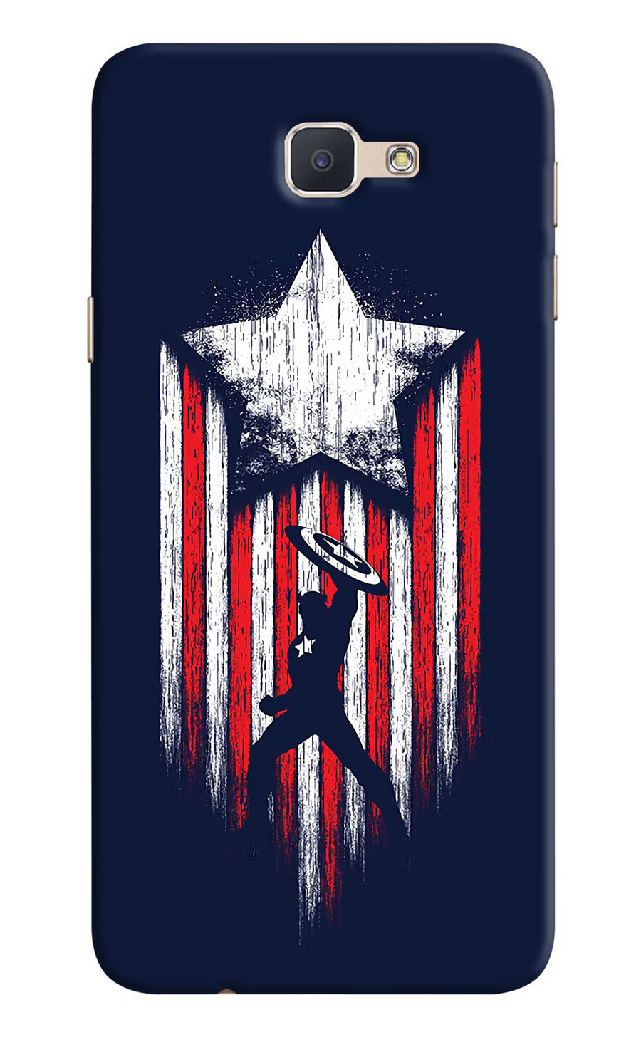 Captain America Marvel Art Samsung J7 Prime Back Cover, Hard case