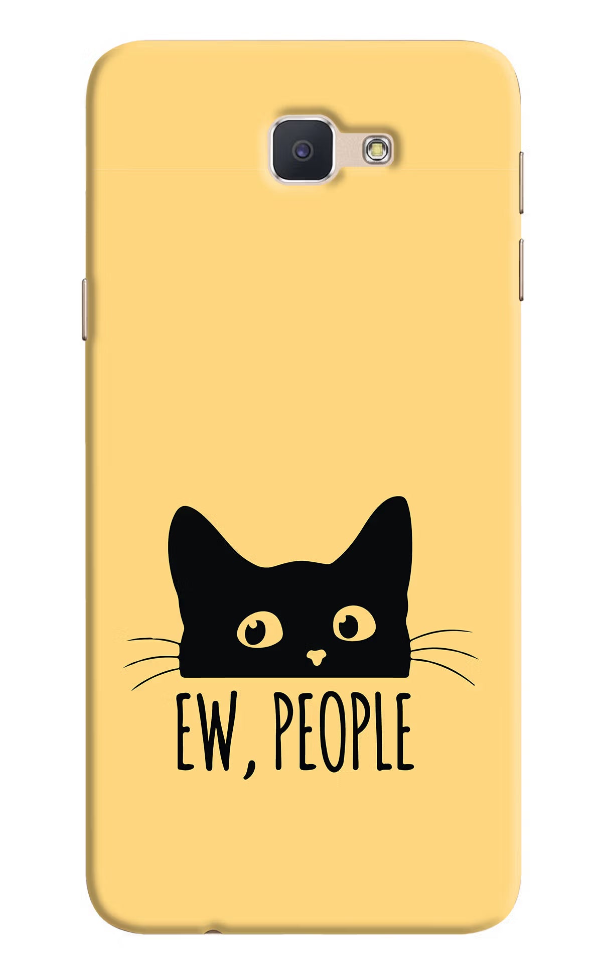 Ew People Catitude Samsung J7 Prime Hard Case Back Cover by Casekaro