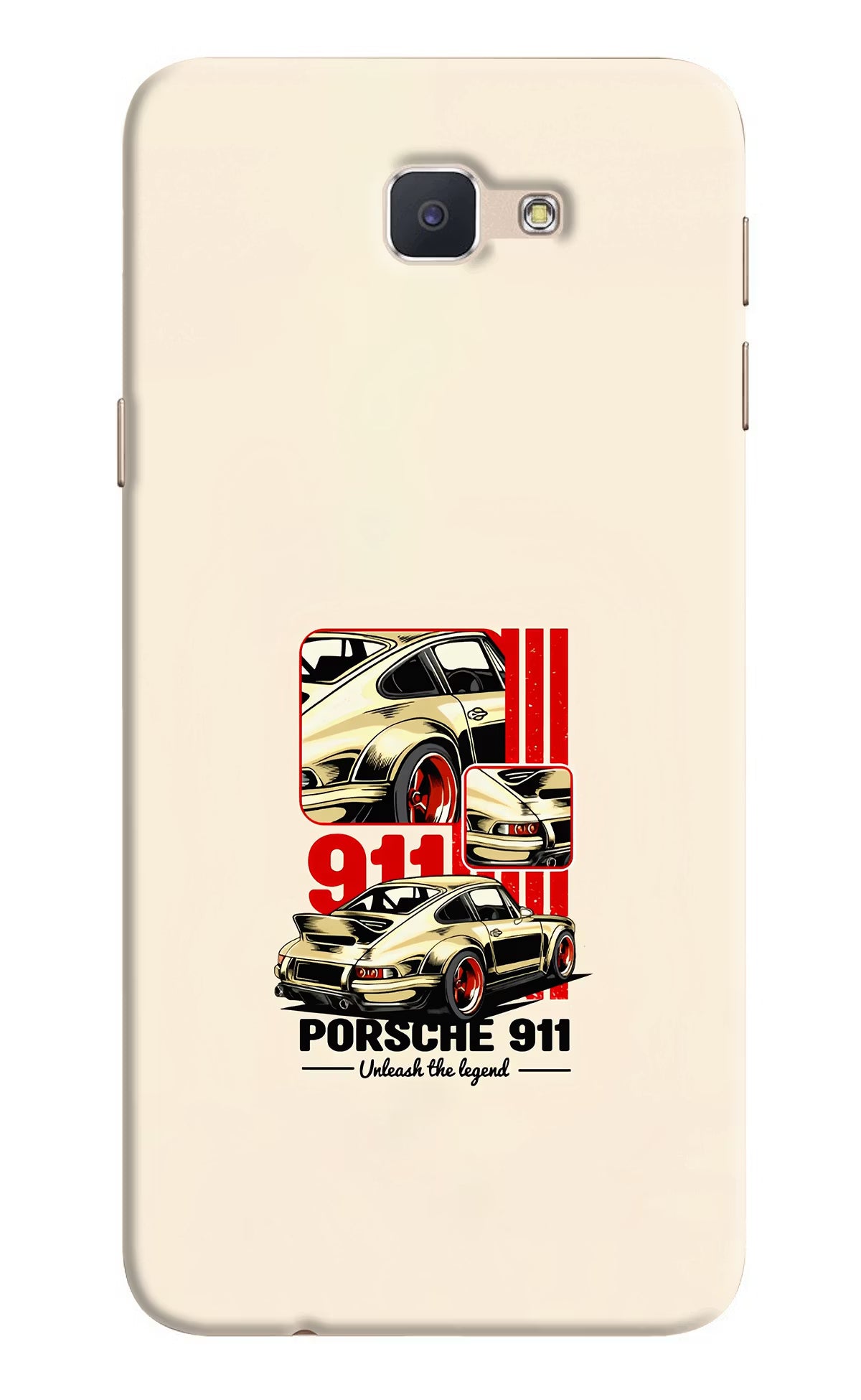 Classic Porsche 911 Samsung J7 Prime Hard Case Back Cover by Casekaro