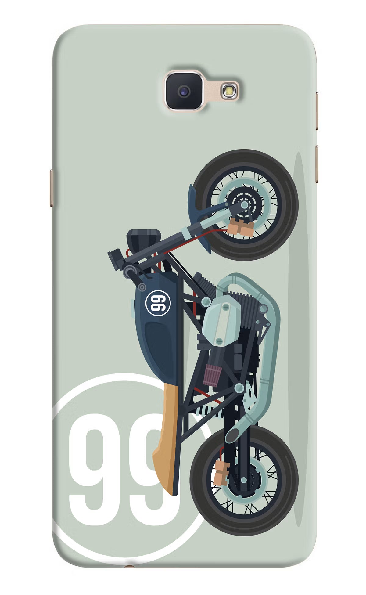 Classic Cafe Racer 99 Samsung J7 Prime Hard Case Back Cover by Casekaro