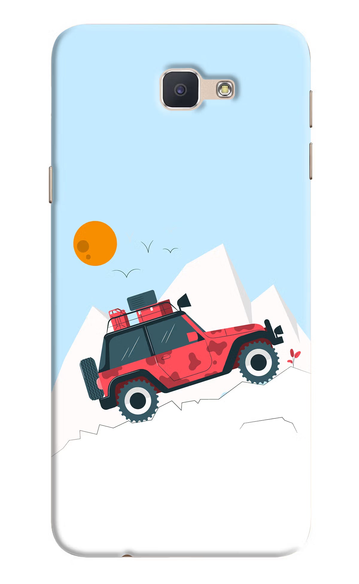 Mountain Trail Beast Samsung J7 Prime Hard Case Back Cover by Casekaro