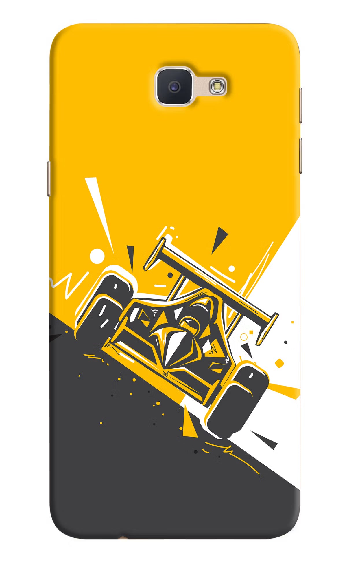 Track King Samsung J7 Prime Hard Case Back Cover by Casekaro