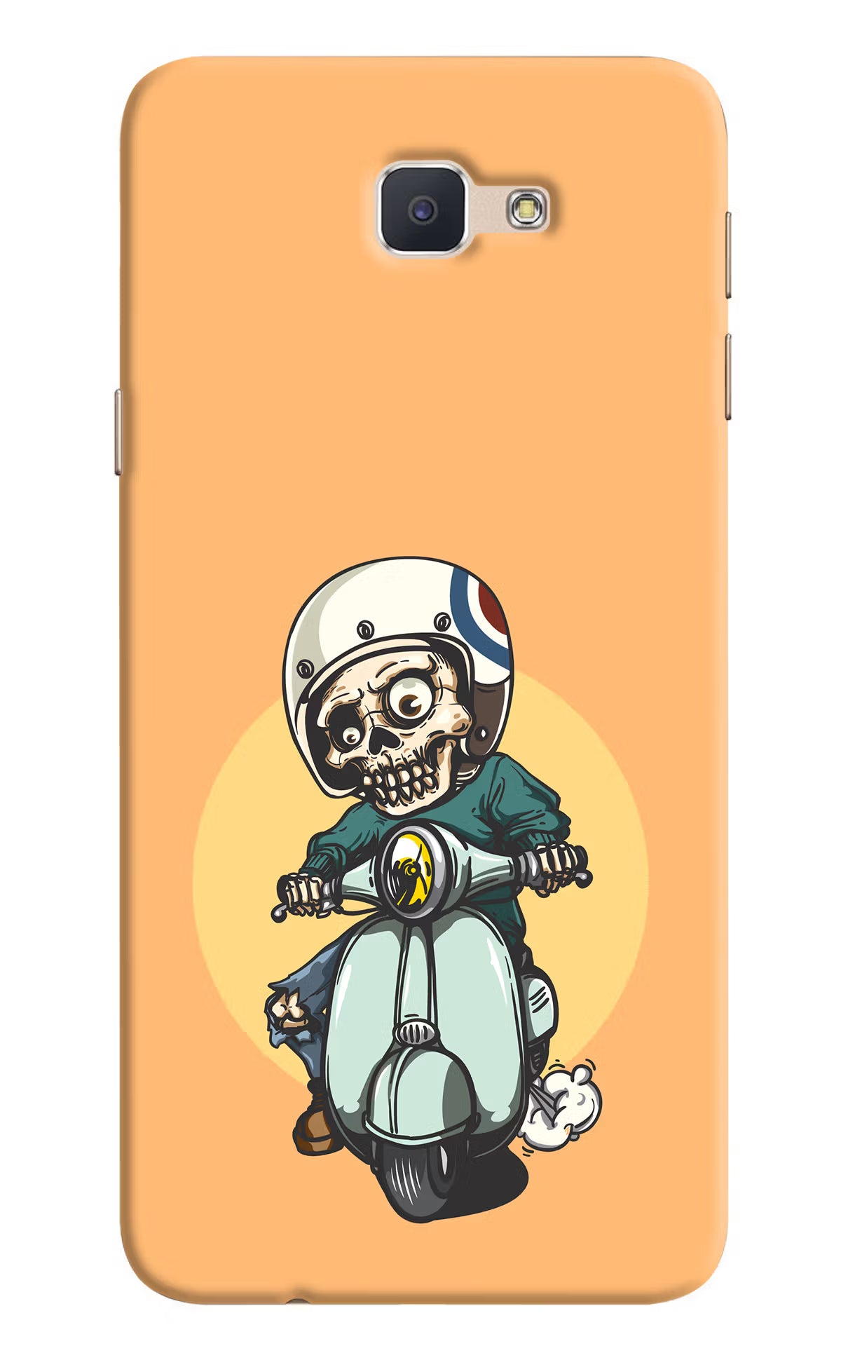 Undead Biker Samsung J7 Prime Hard Case Back Cover by Casekaro
