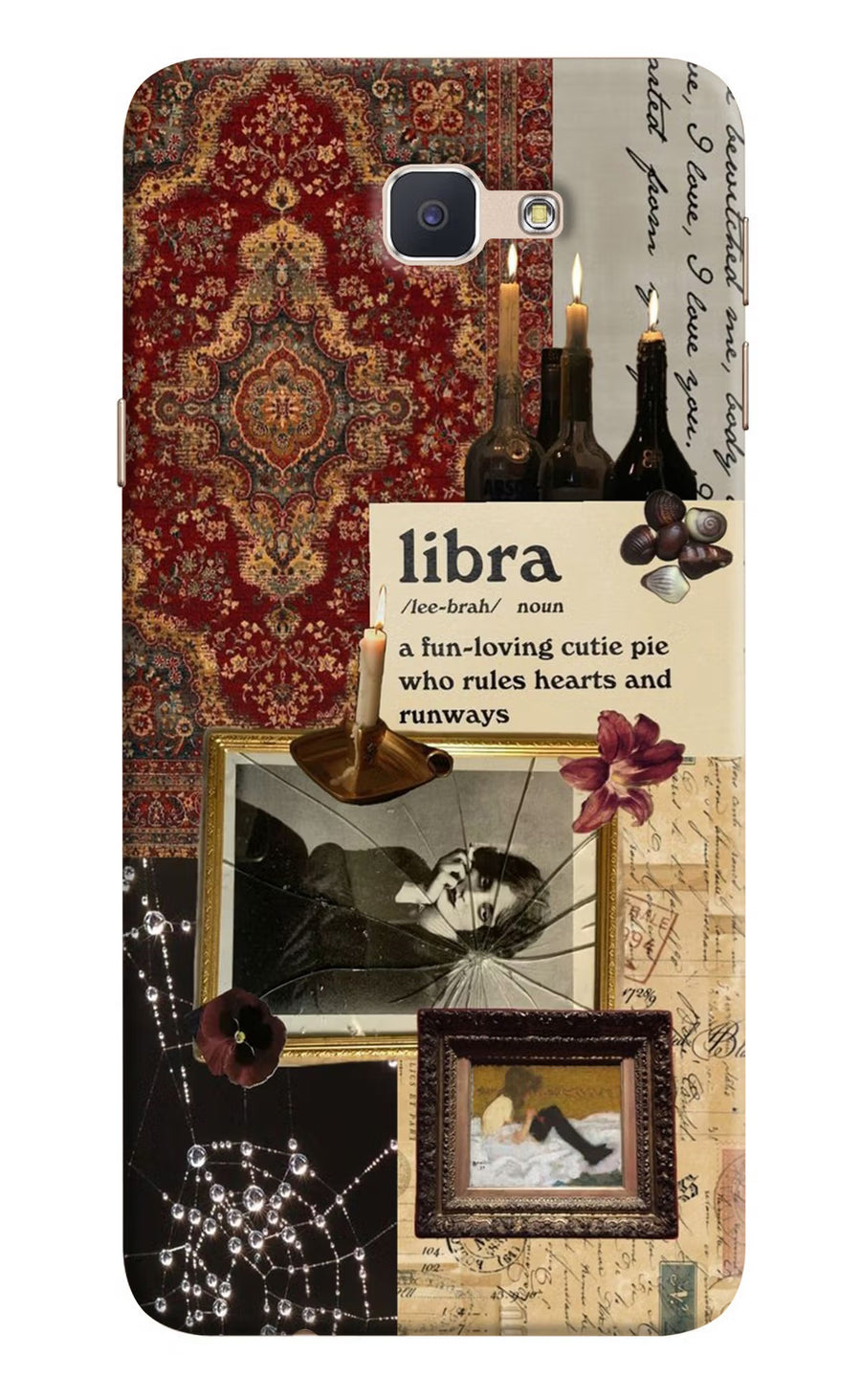 Libra Zodiac Samsung J7 Prime Back Cover, Hard case