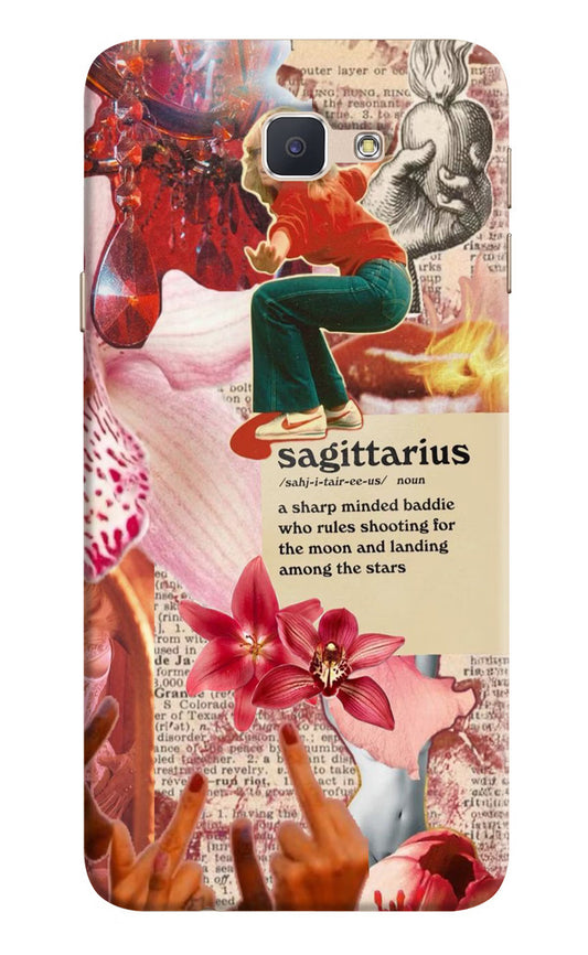 Sagittarius Zodiac Samsung J7 Prime Hard Case Back Cover by Casekaro