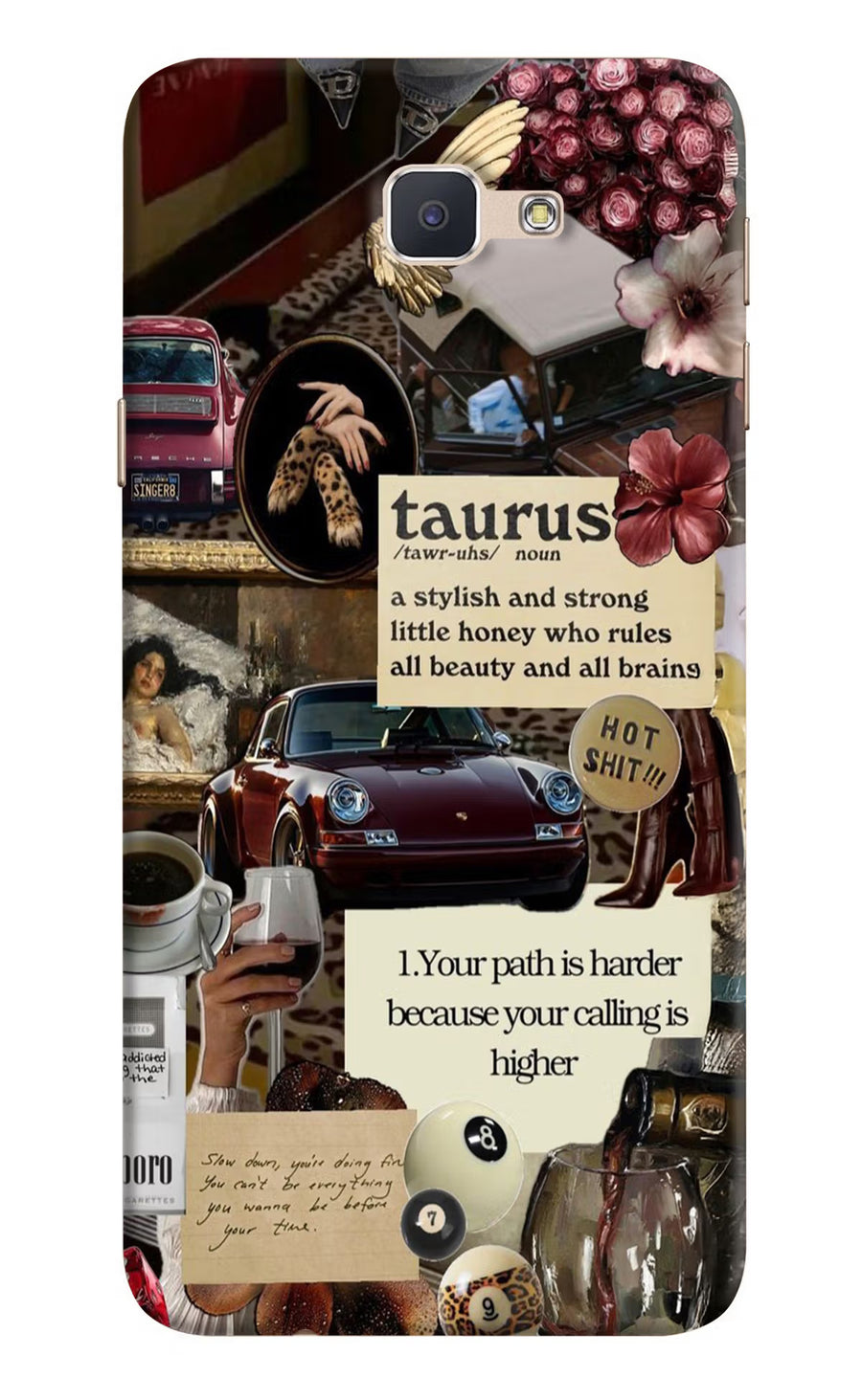 Taurus Zodiac Samsung J7 Prime Back Cover, Hard case