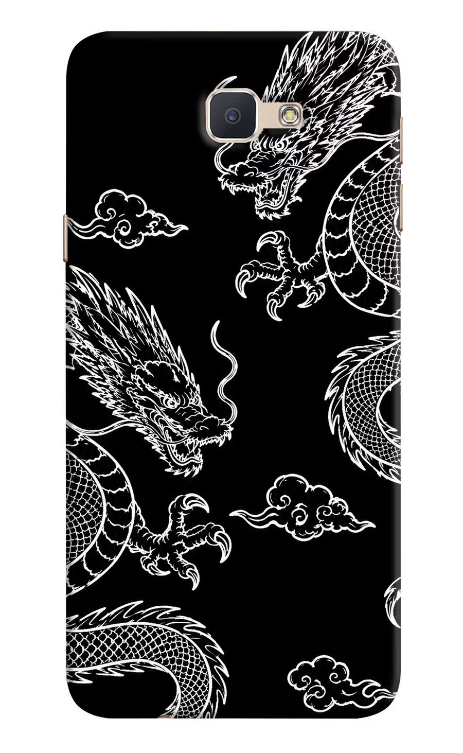 Twin Dragons Samsung J7 Prime Back Cover, Hard case