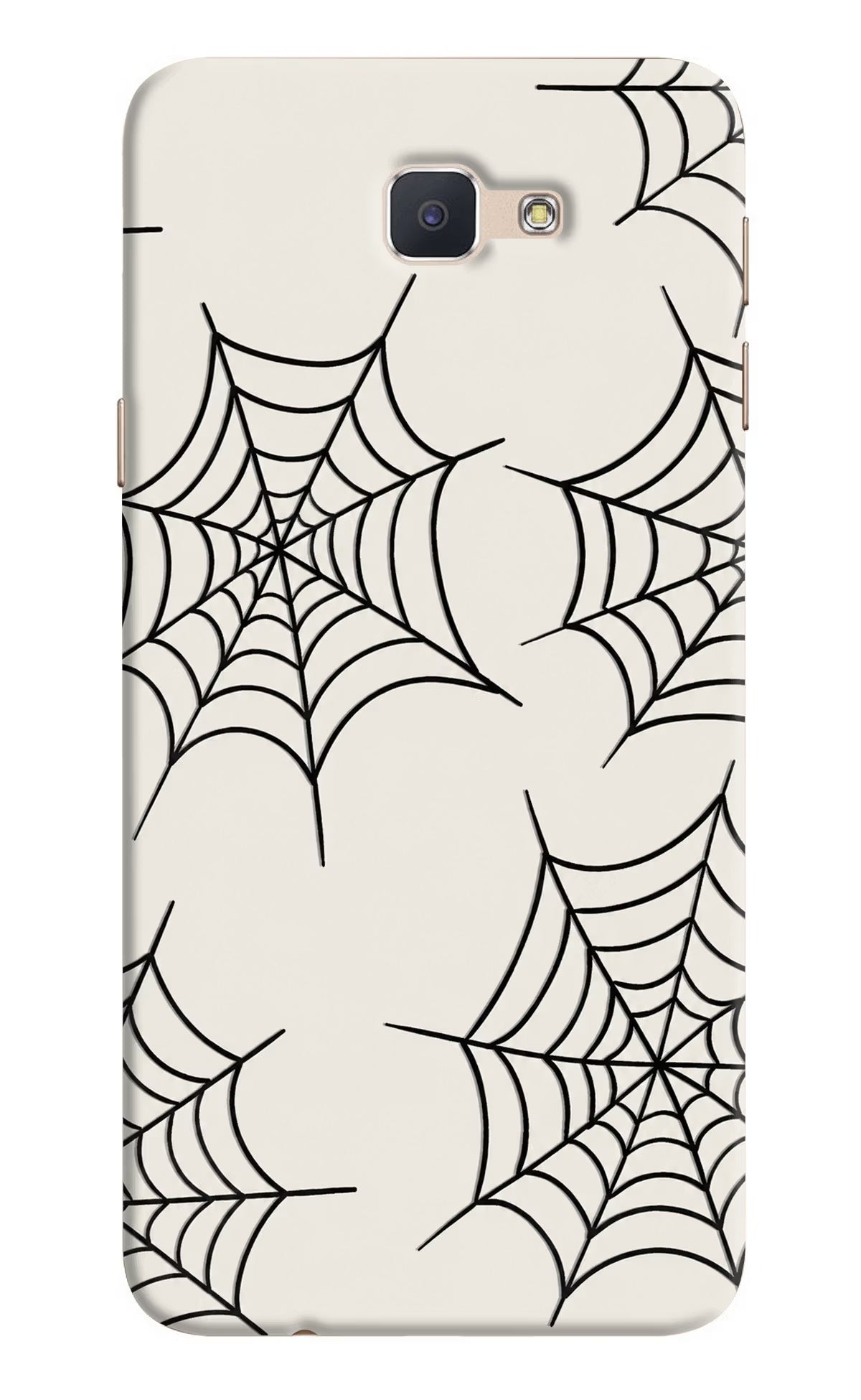 Spider Web Samsung J7 Prime Hard Case Back Cover by Casekaro