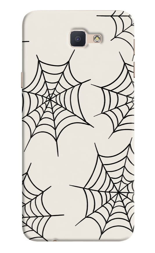 Spider Web Samsung J7 Prime Hard Case Back Cover by Casekaro