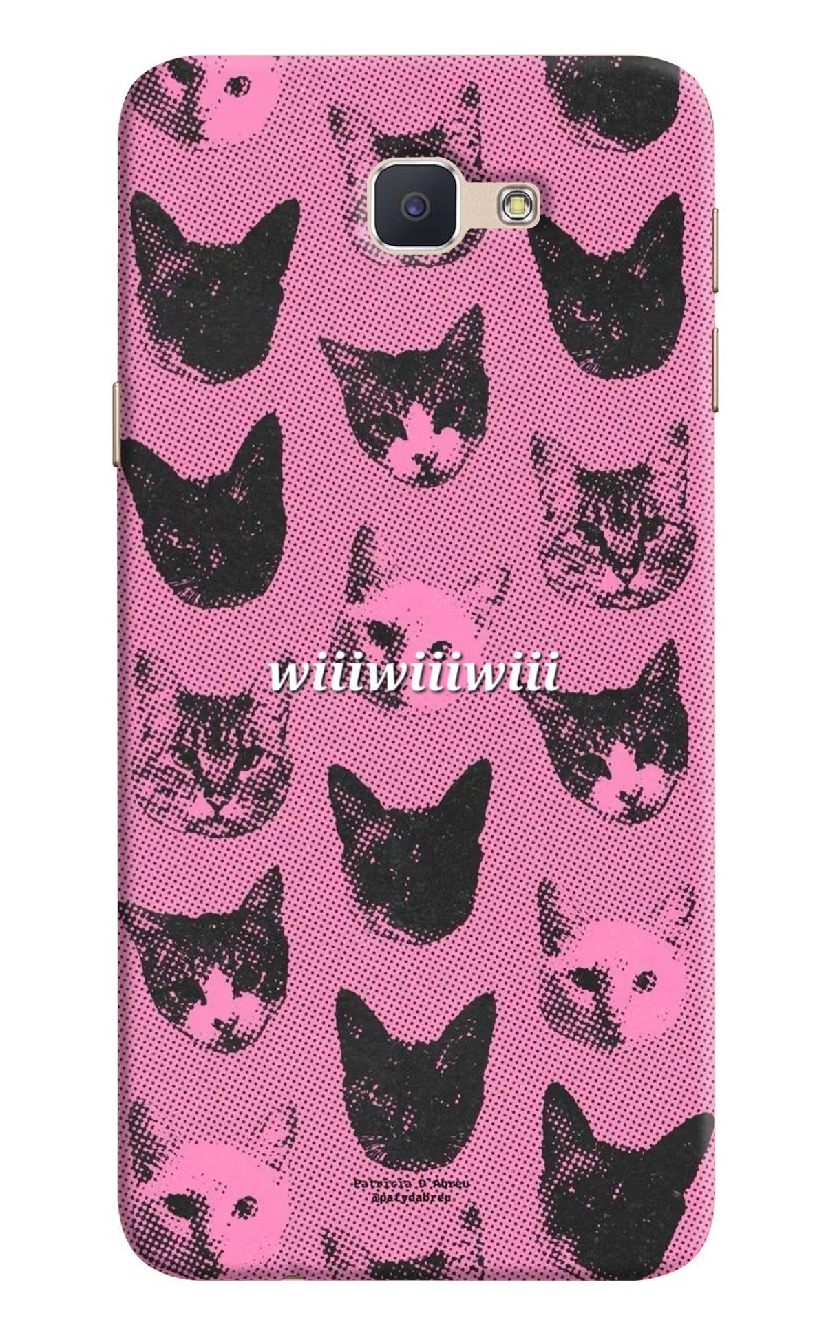 Pink Cats Samsung J7 Prime Back Cover