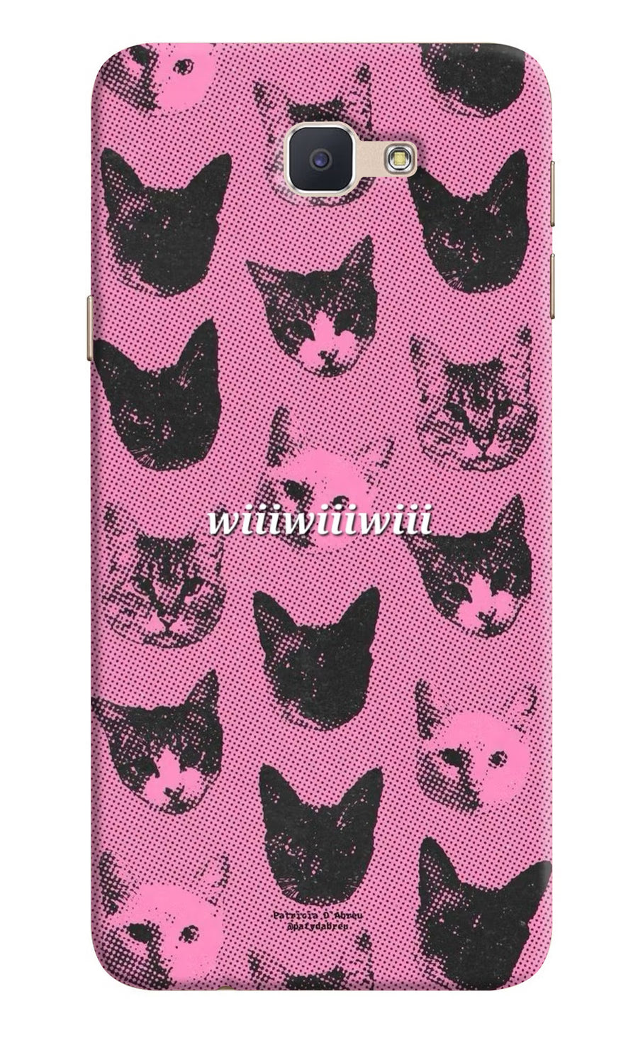 Pink Cats Samsung J7 Prime Back Cover, Hard case