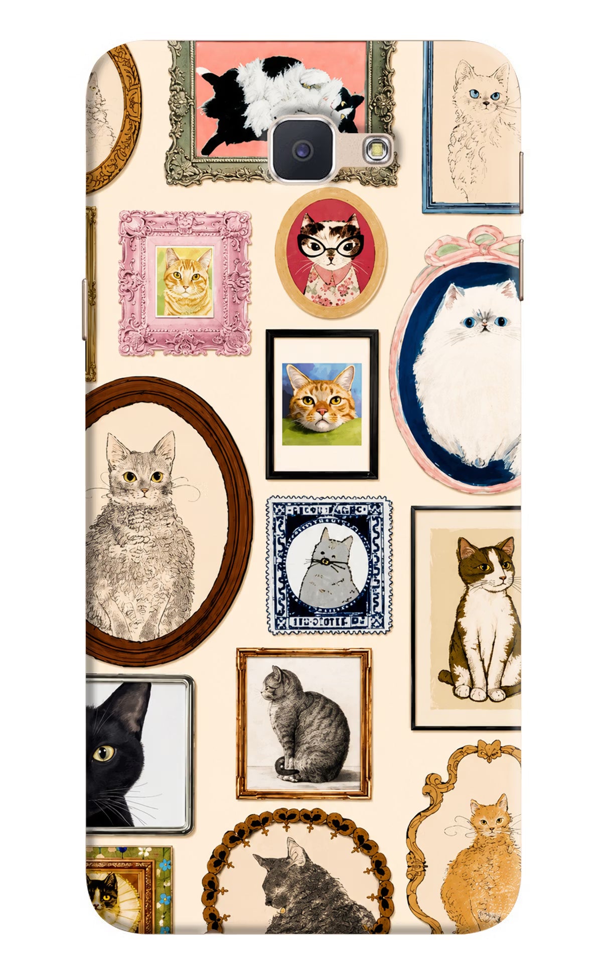 Mirror Cats Samsung J7 Prime Back Cover