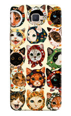 Cool Cat Samsung J7 Prime Hard Case Back Cover by Casekaro