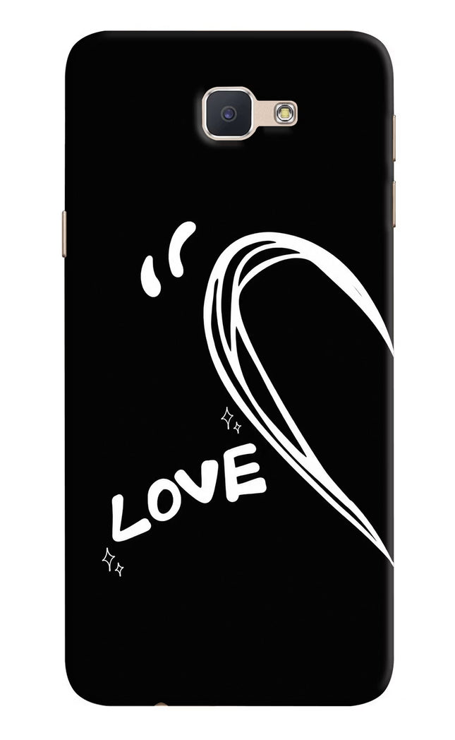 Love Line Samsung J7 Prime Hard Case Back Cover by Casekaro