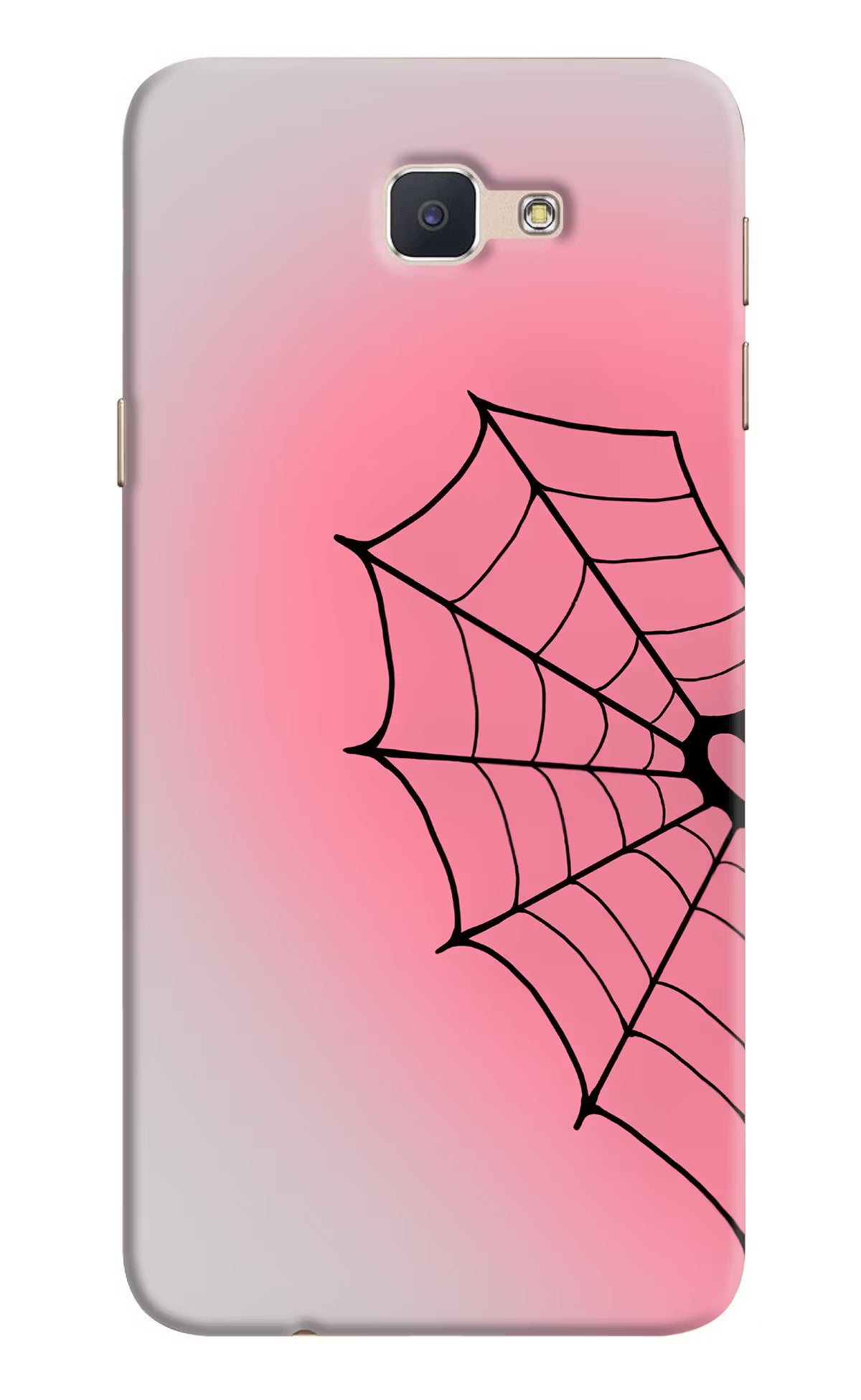 Pink Web Samsung J7 Prime Back Cover