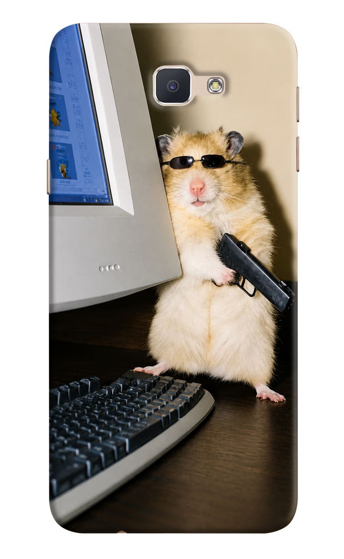 Hacker Hamster Samsung J7 Prime Back Cover