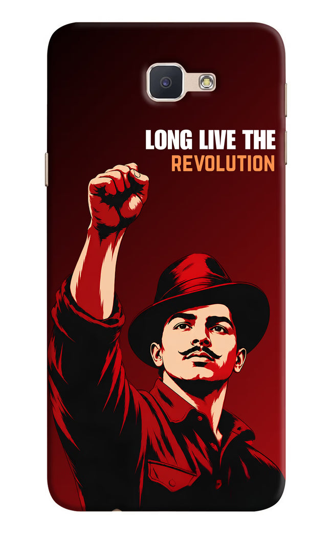 Bhagat Singh Revolution Samsung J7 Prime Hard Case Back Cover by Casekaro