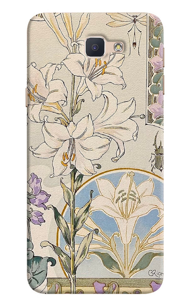 White Lily Samsung J7 Prime Hard Case Back Cover by Casekaro