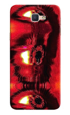 Fire Eye Samsung J7 Prime Hard Case Back Cover by Casekaro