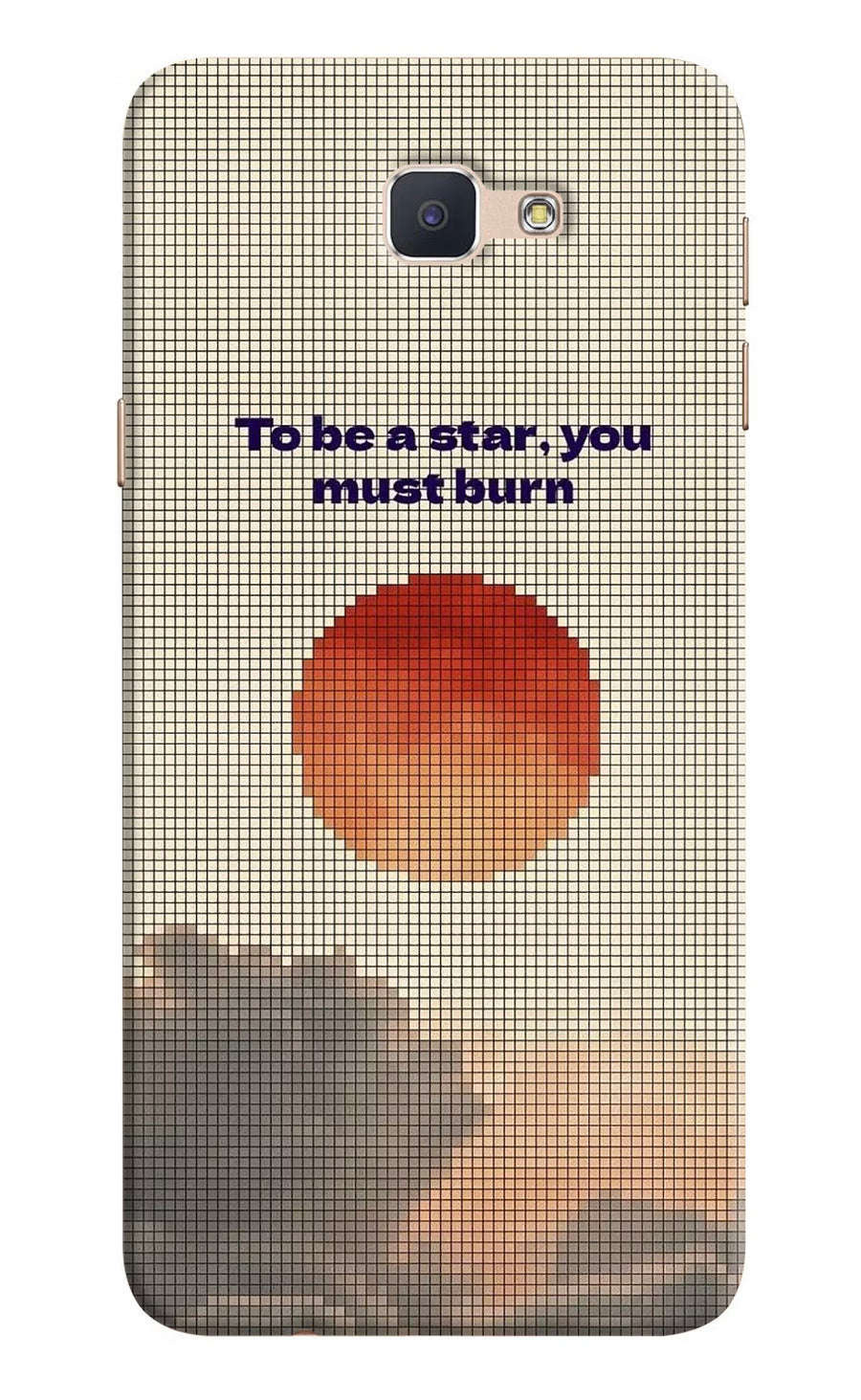 Pixel Sun Samsung J7 Prime Back Cover, Hard case