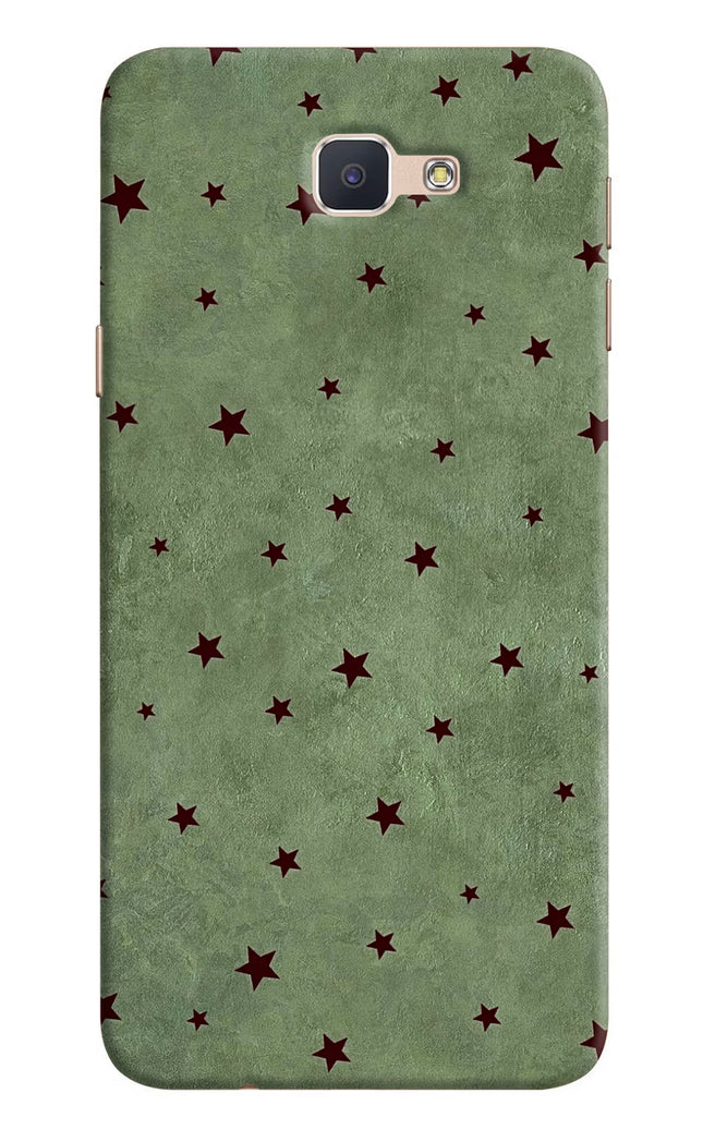 Green Stars Samsung J7 Prime Hard Case Back Cover by Casekaro
