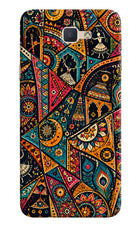 Folk Print Samsung J7 Prime Back Cover