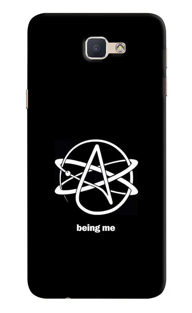 Atheist Symbol Samsung J7 Prime Hard Case Back Cover by Casekaro