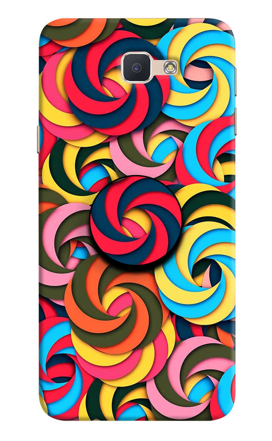 Spiral Pattern Samsung J7 Prime Pop Case by Casekaro