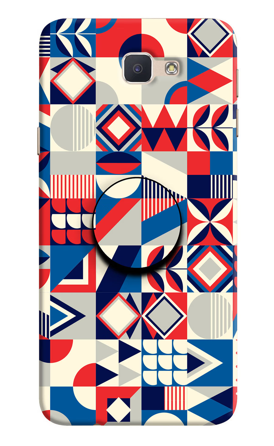 Colorful Pattern Samsung J7 Prime Pop Case, Hard case