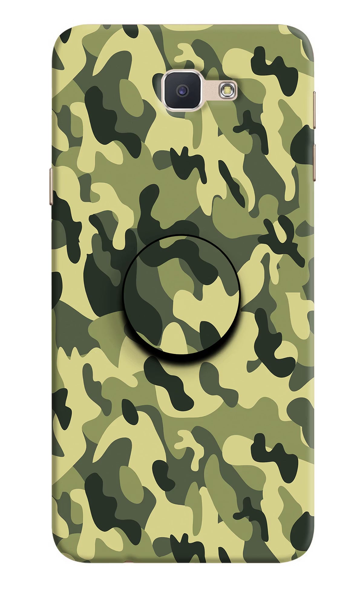 Camouflage Samsung J7 Prime Pop Case by Casekaro