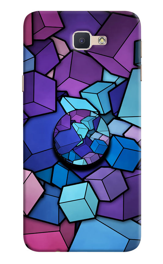 Cubic Abstract Samsung J7 Prime Pop Case by Casekaro