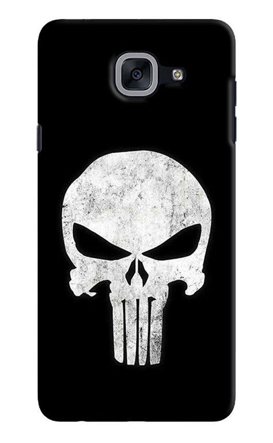 Punisher Skull Samsung J7 Max Hard Case Back Cover by Casekaro