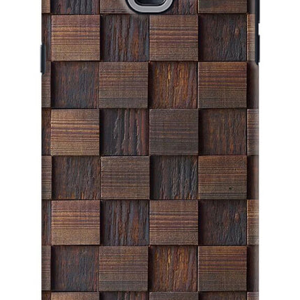 Wooden Cube Design Samsung J7 Max Hard Case Back Cover by Casekaro