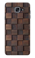 Wooden Cube Design Samsung J7 Max Hard Case Back Cover by Casekaro
