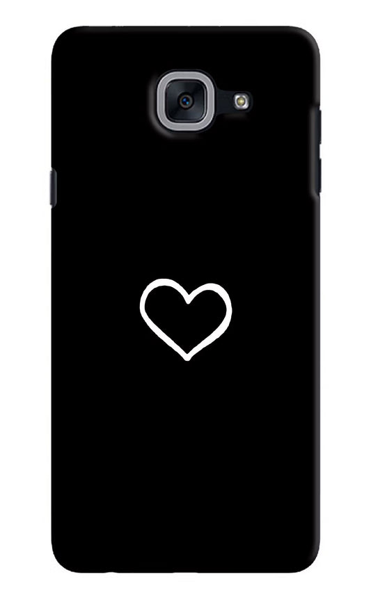 Heart Samsung J7 Max Hard Case Back Cover by Casekaro