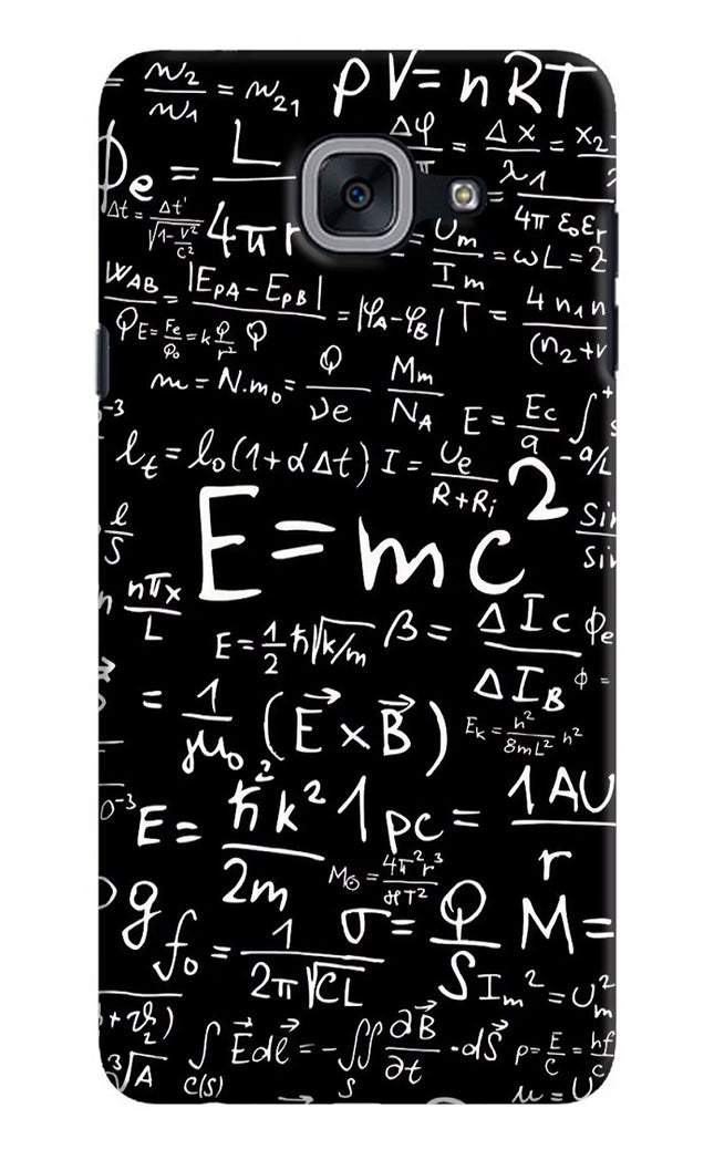 Physics Formula Samsung J7 Max Hard Case Back Cover by Casekaro