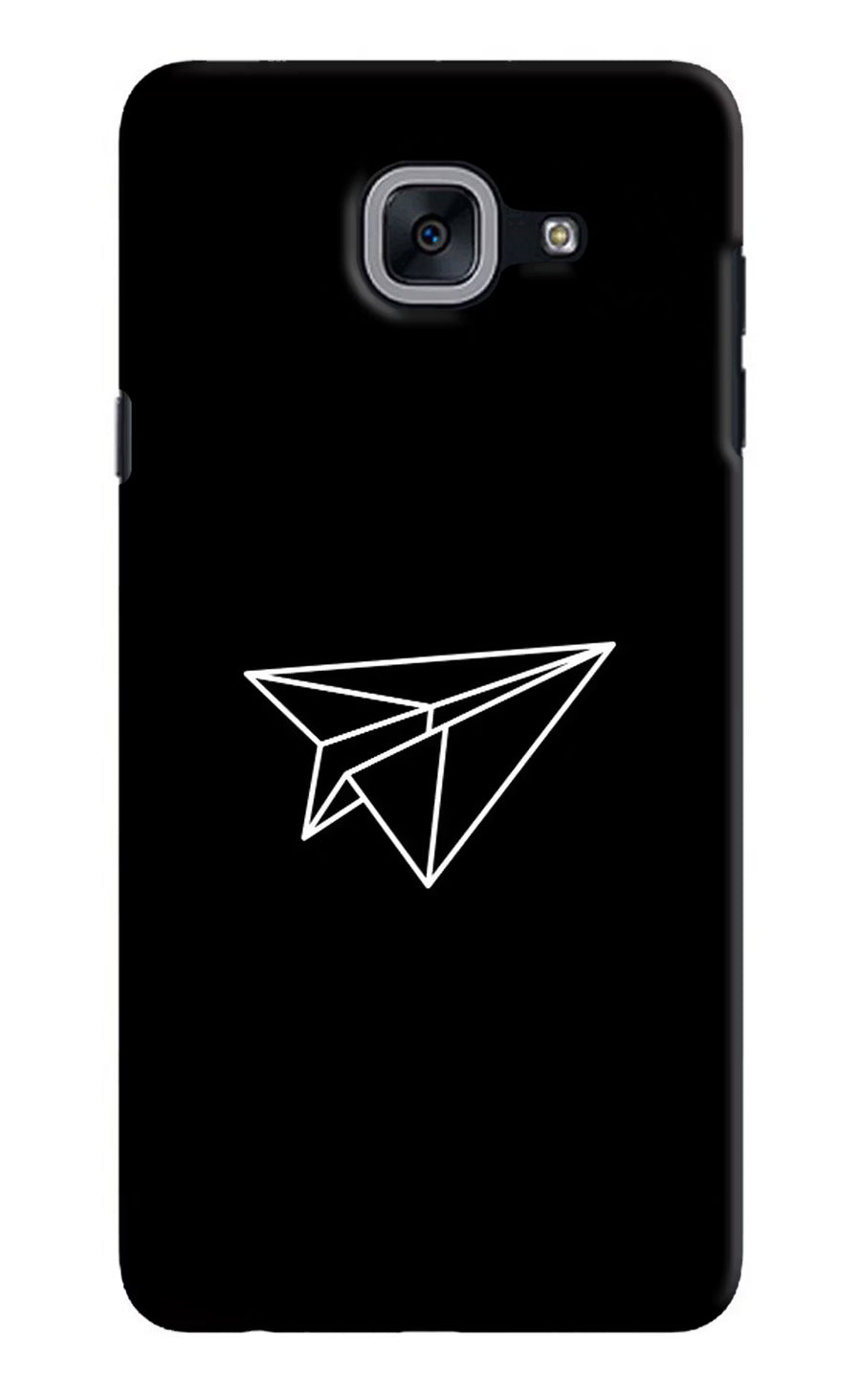 Paper Plane White Samsung J7 Max Back Cover, Hard case