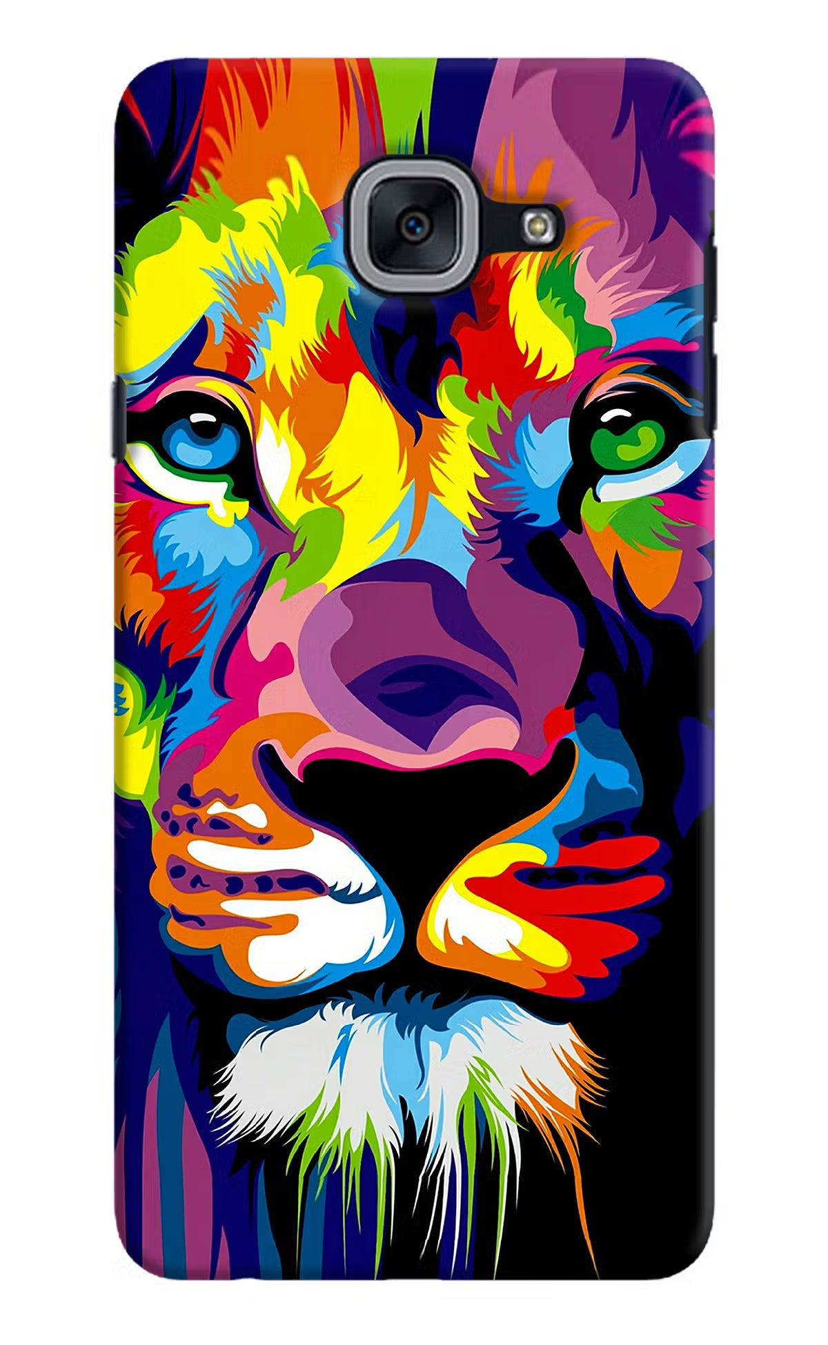Lion Samsung J7 Max Hard Case Back Cover by Casekaro
