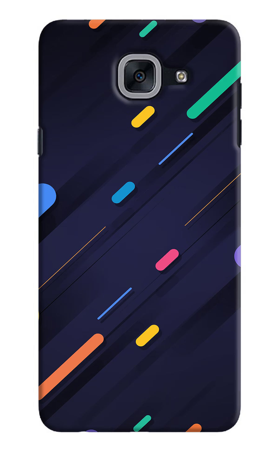 Abstract Design Samsung J7 Max Back Cover, Hard case