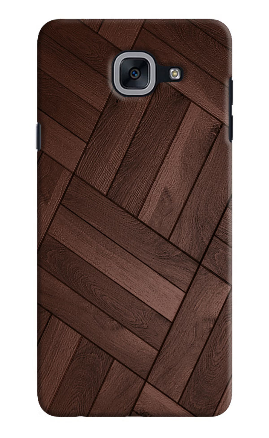 Wooden Texture Design Samsung J7 Max Back Cover, Hard case