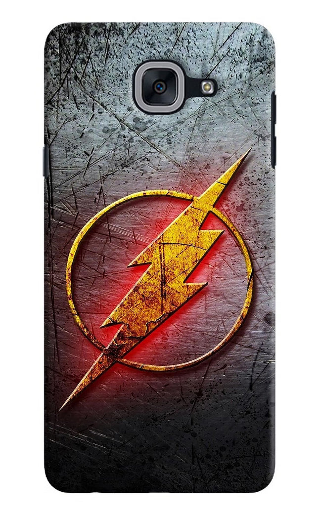 Flash Samsung J7 Max Hard Case Back Cover by Casekaro