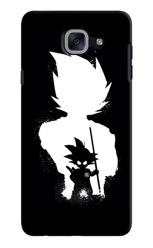 Goku Shadow Samsung J7 Max Hard Case Back Cover by Casekaro
