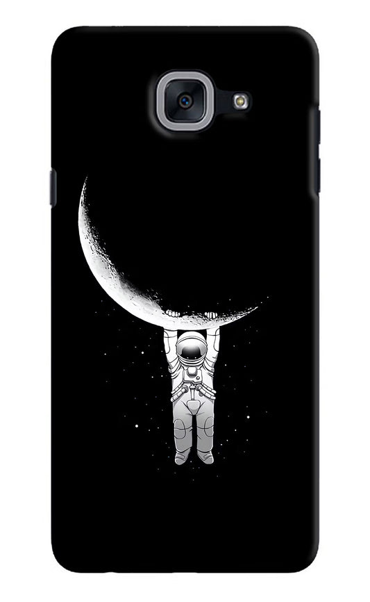 Moon Space Samsung J7 Max Hard Case Back Cover by Casekaro