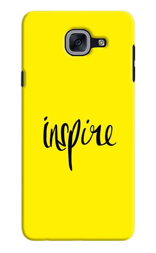 Inspire Samsung J7 Max Hard Case Back Cover by Casekaro