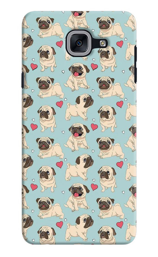 Pug Dog Samsung J7 Max Hard Case Back Cover by Casekaro