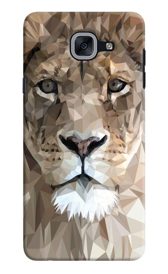Lion Art Samsung J7 Max Hard Case Back Cover by Casekaro